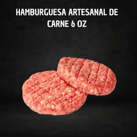 Hamburguesa Artesanal de Carne 6oz