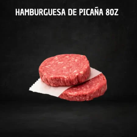 Hamburguesa de Picaña 8oz